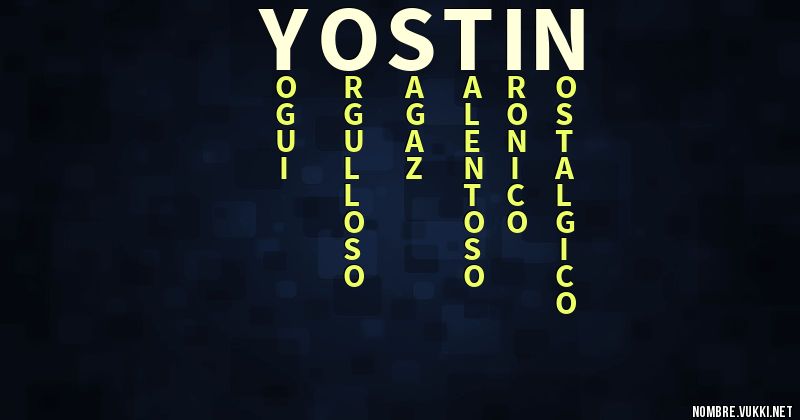 Acróstico yostin