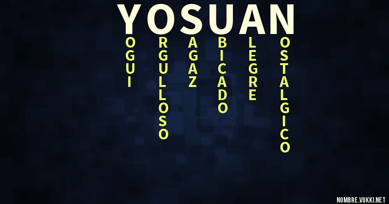 Acróstico yosuan