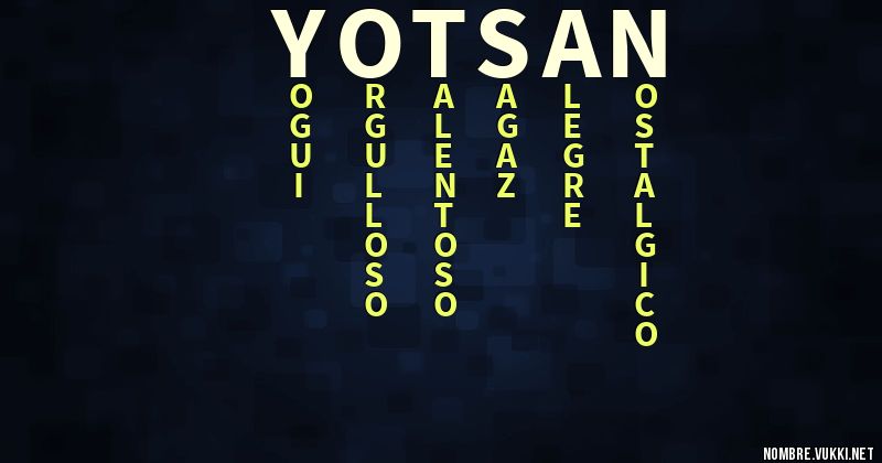 Acróstico yotsan