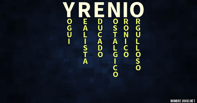 Acróstico yrenio