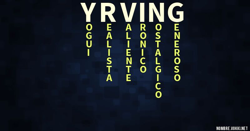 Acróstico yrving