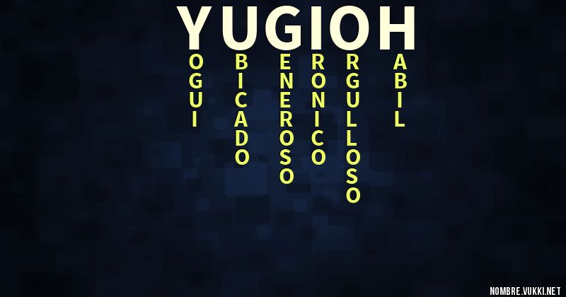 Acróstico yu-gi-oh