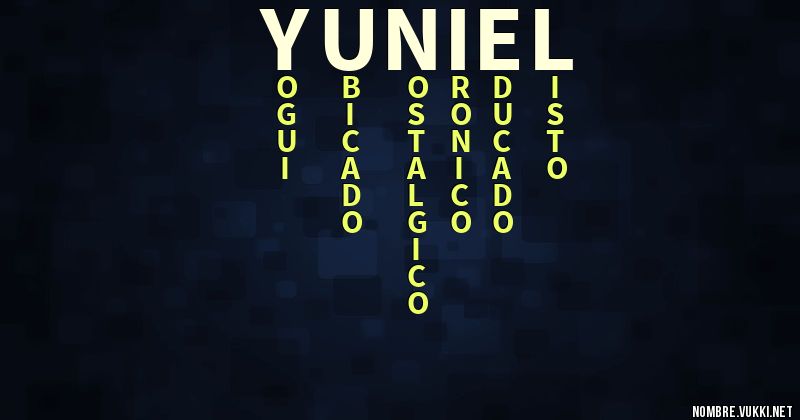 Acróstico yuniel