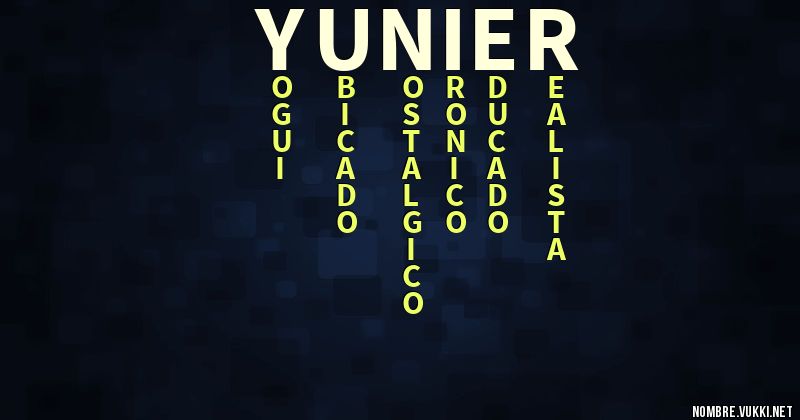 Acróstico yunier