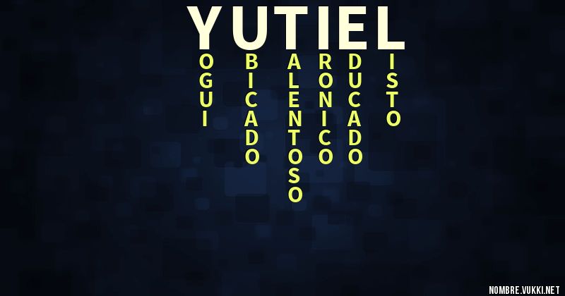 Acróstico yutiel