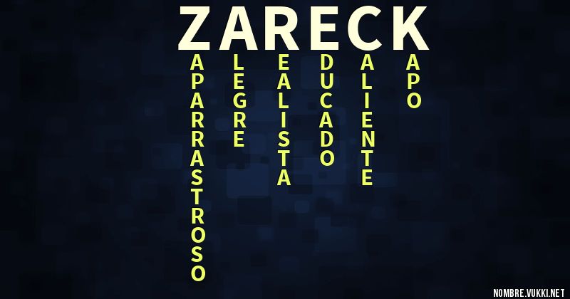 Acróstico zareck