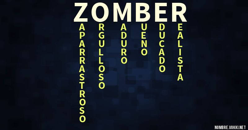 Acróstico zomber