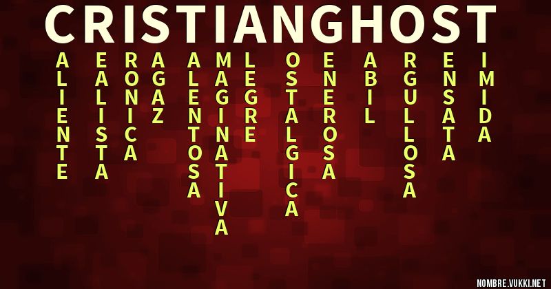 Acróstico cristianghost
