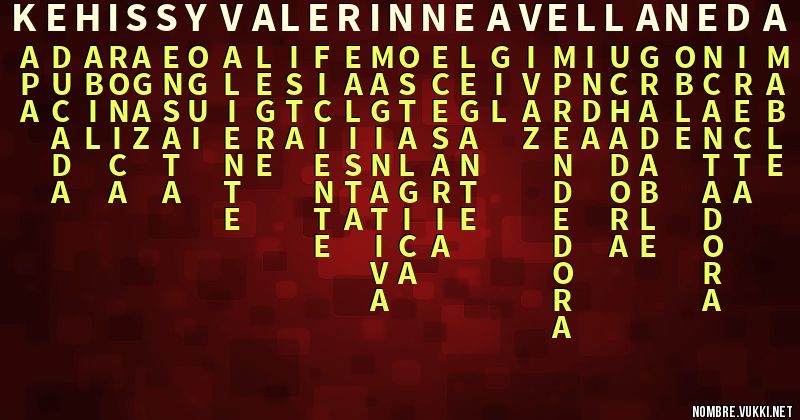 Acróstico kehissy valerinne avellaneda