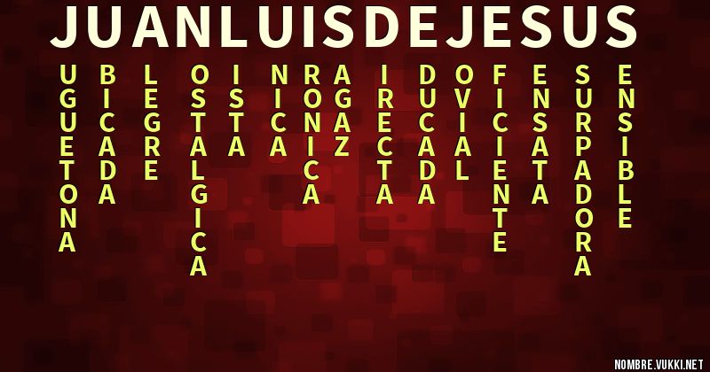 Acróstico juan luis de jesus