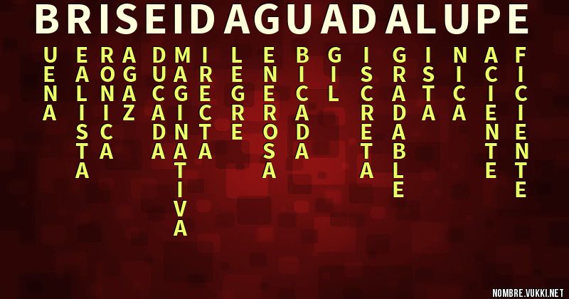 Acróstico briseida guadalupe