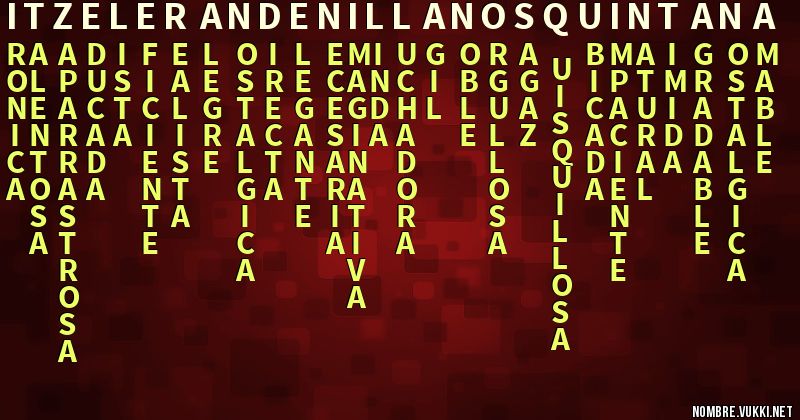 Acróstico itzel erandenillanosquintana