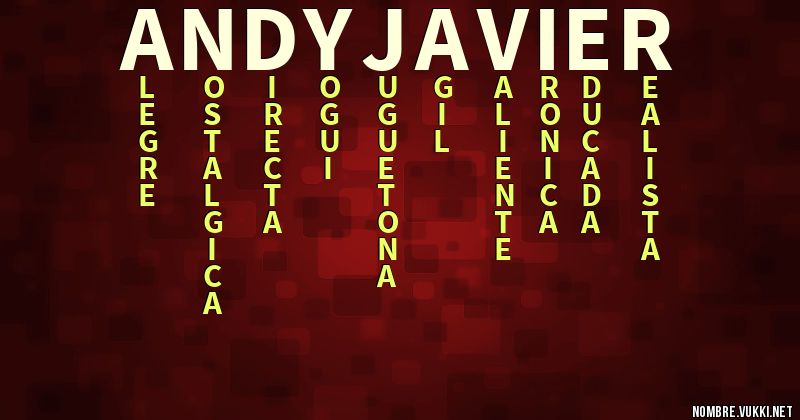 Acróstico andy javier