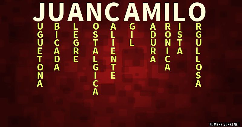Acróstico juan-camilo