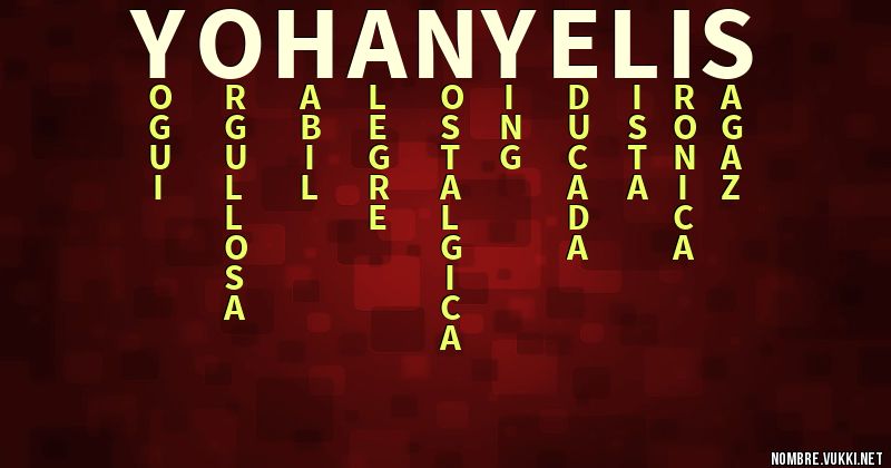 Acróstico yohanyelis