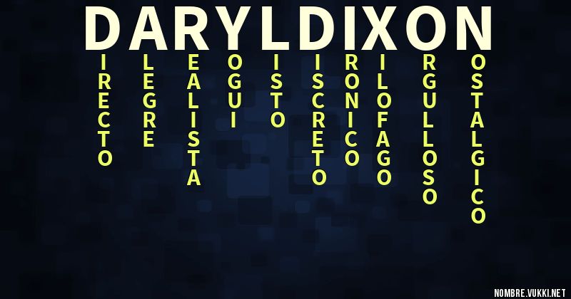 Acróstico daryl dixon
