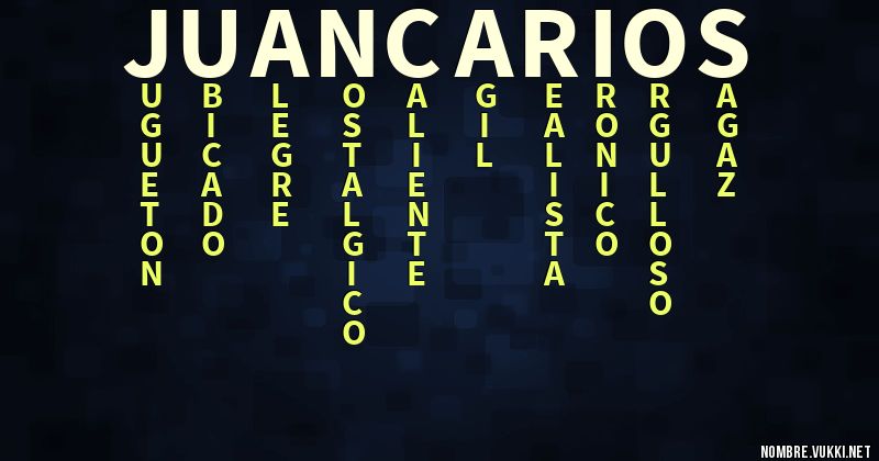 Acróstico juan carios