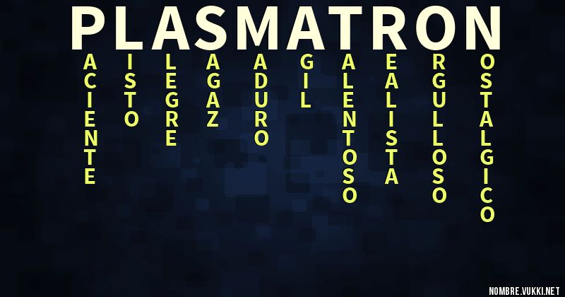 Acróstico plasmatron