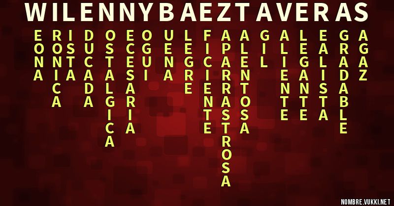 Acróstico wilenny baez taveras