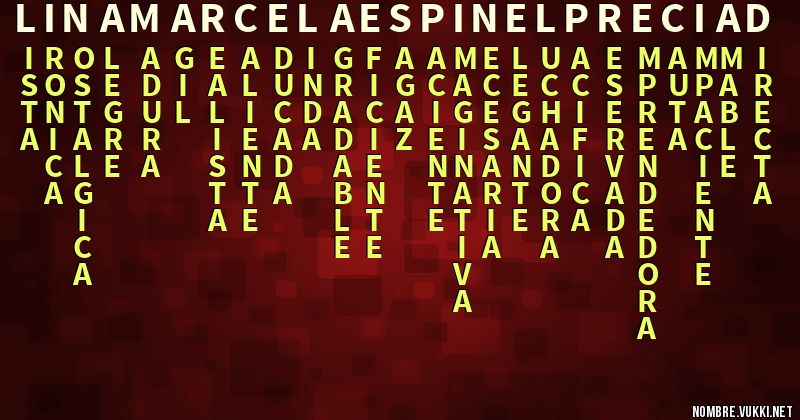 Acróstico lina marcela espinel preciad