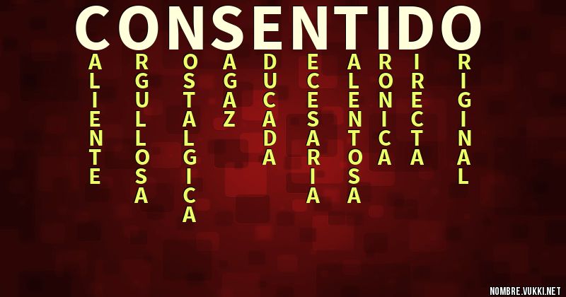 Acróstico consentido