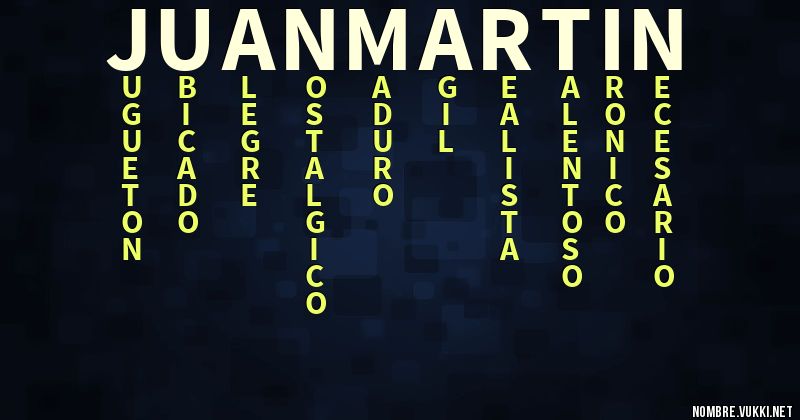 Acróstico juan martin