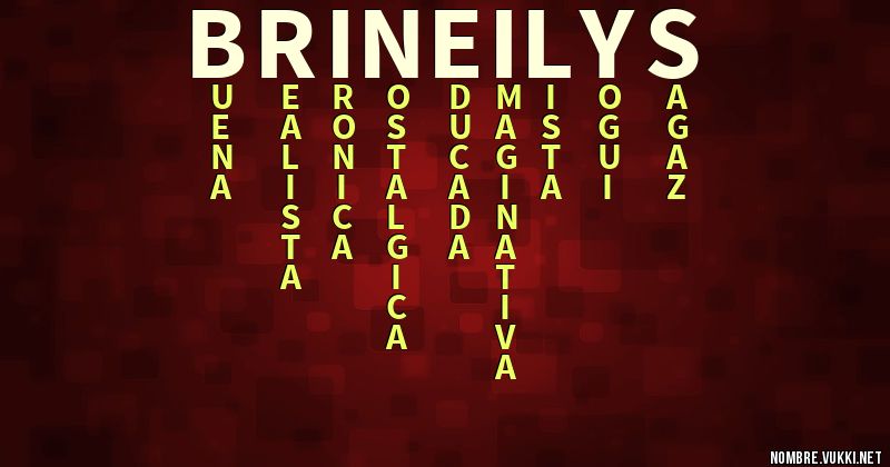 Acróstico brineilys