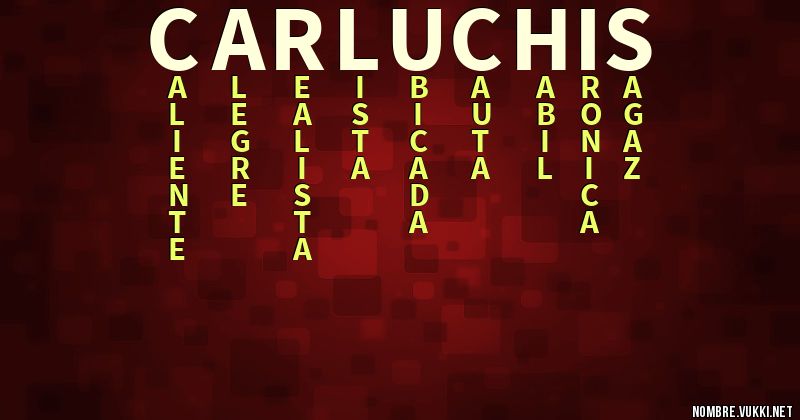 Acróstico carluchis