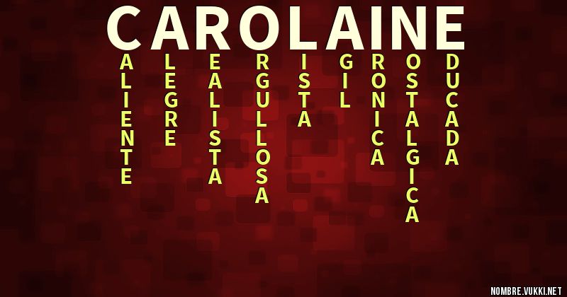 Acróstico carolaine