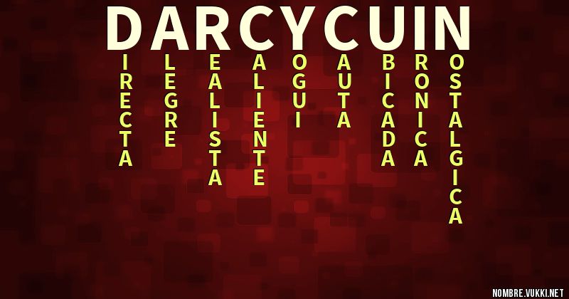 Acróstico darcy cuin