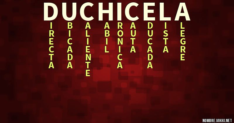 Acróstico duchicela