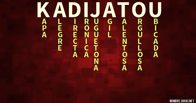 Acróstico kadijatou