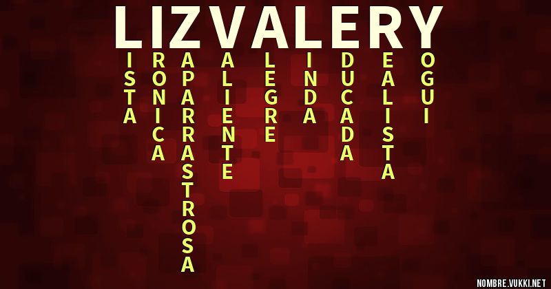 Acróstico liz valery