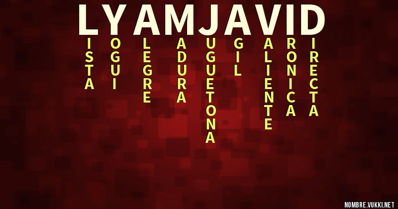Acróstico lyam javid