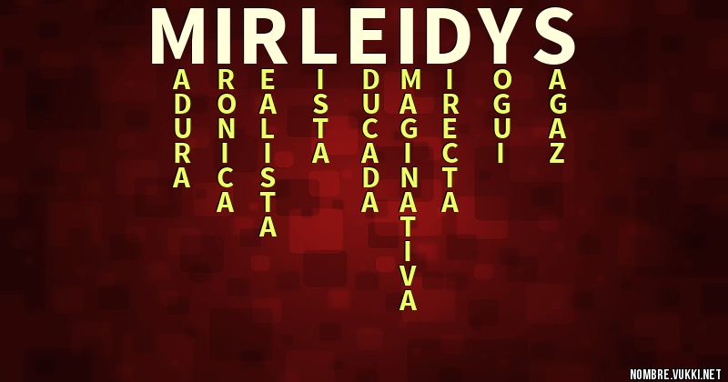 Acróstico mirleidys