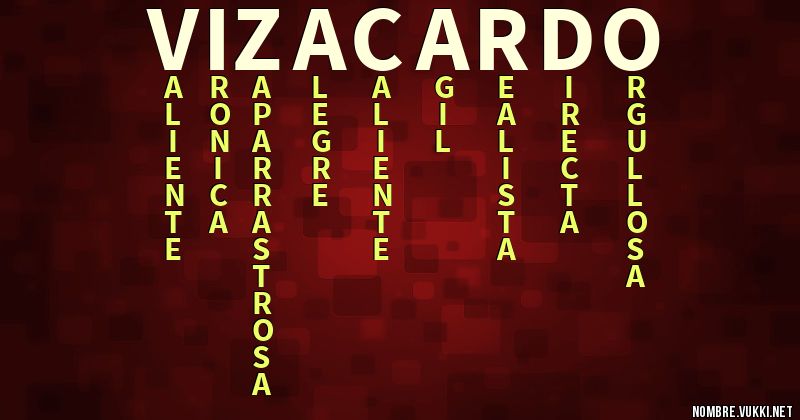 Acróstico vizacardo