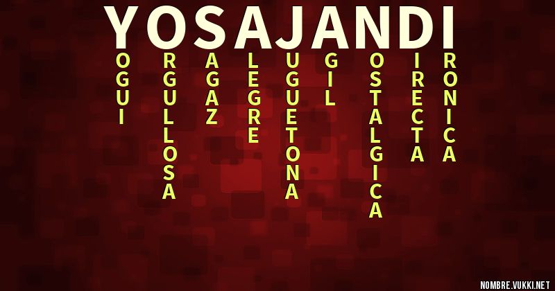 Acróstico yosajandi