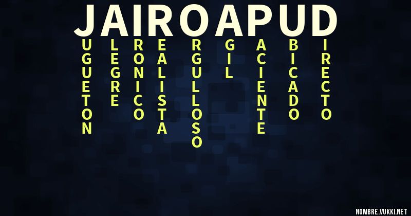 Acróstico jairo apud