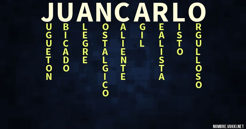 Acróstico juancarlo
