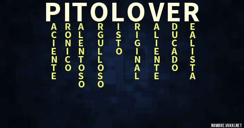 Acróstico pitolover