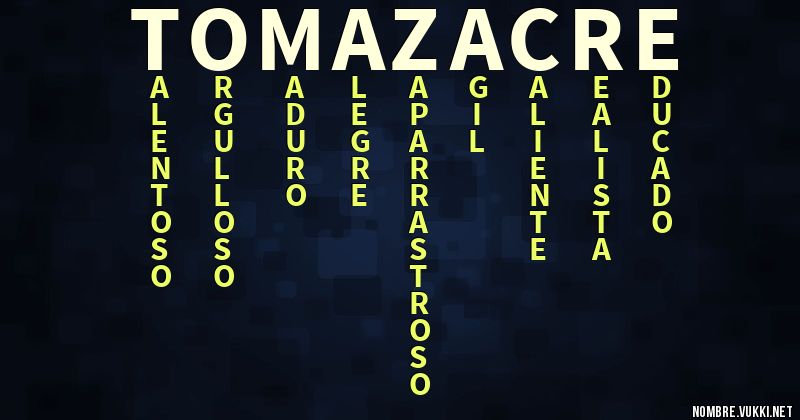 Acróstico tomazacre