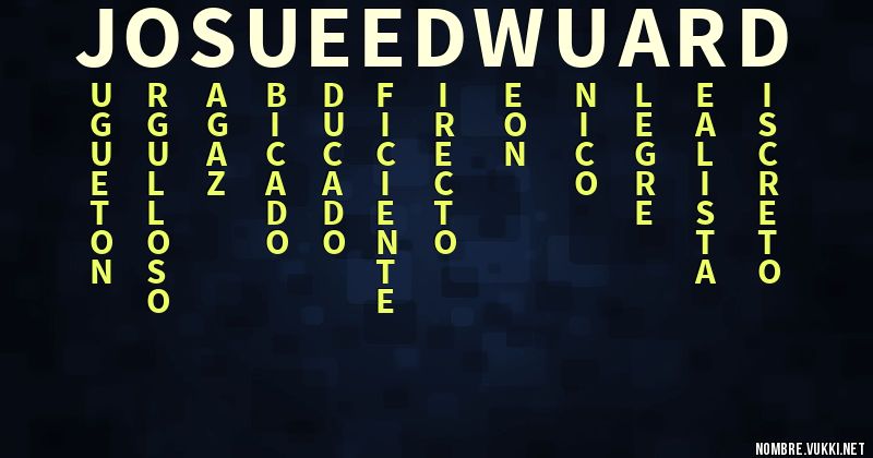 Qué significa josue edwuard