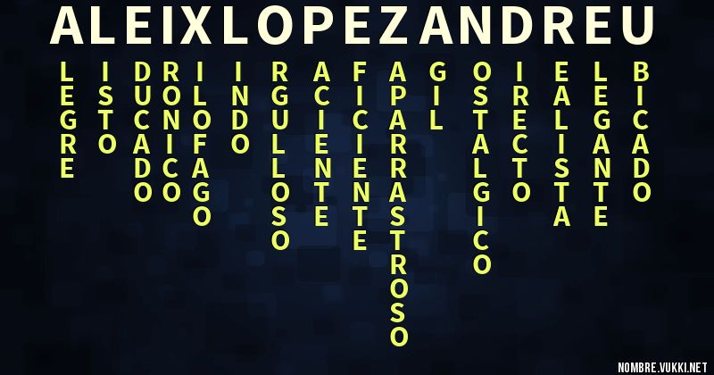 Acróstico aleix lópez andreu