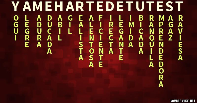 Acróstico ya me harte de tu test