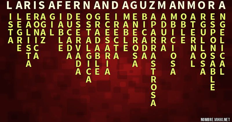 Acróstico larisa fernanda guzman mora