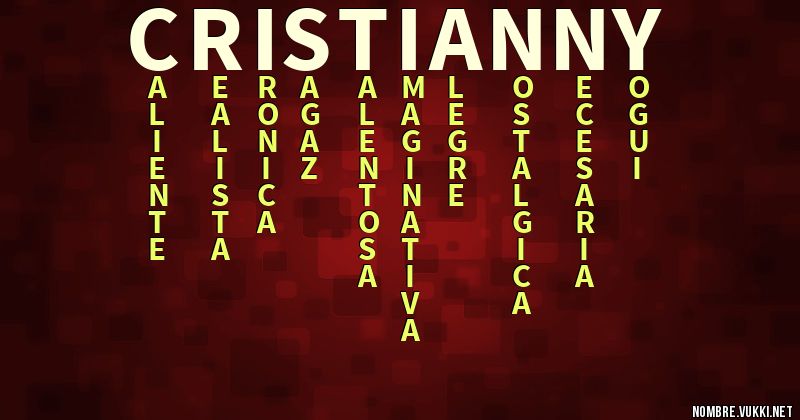 Acróstico cristianny
