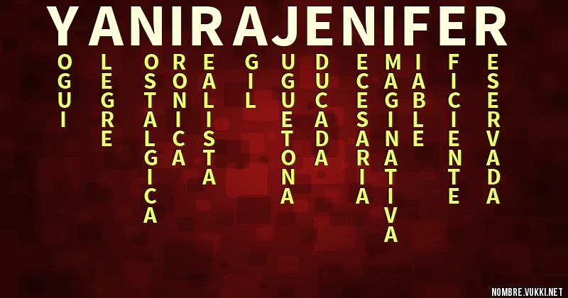 Acróstico yanira jenifer