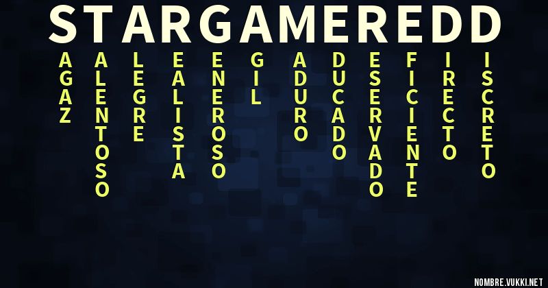 Acróstico stargamer_edd17