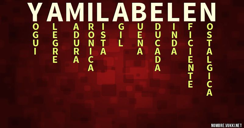 Acróstico yamila belen
