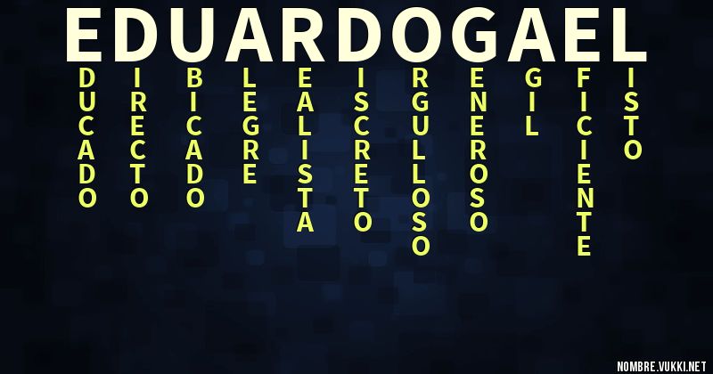 Acróstico eduardo gael